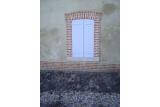 propriété privée : entourage de fenêtres en briques "Doubles" (22x11x5 vieillies)